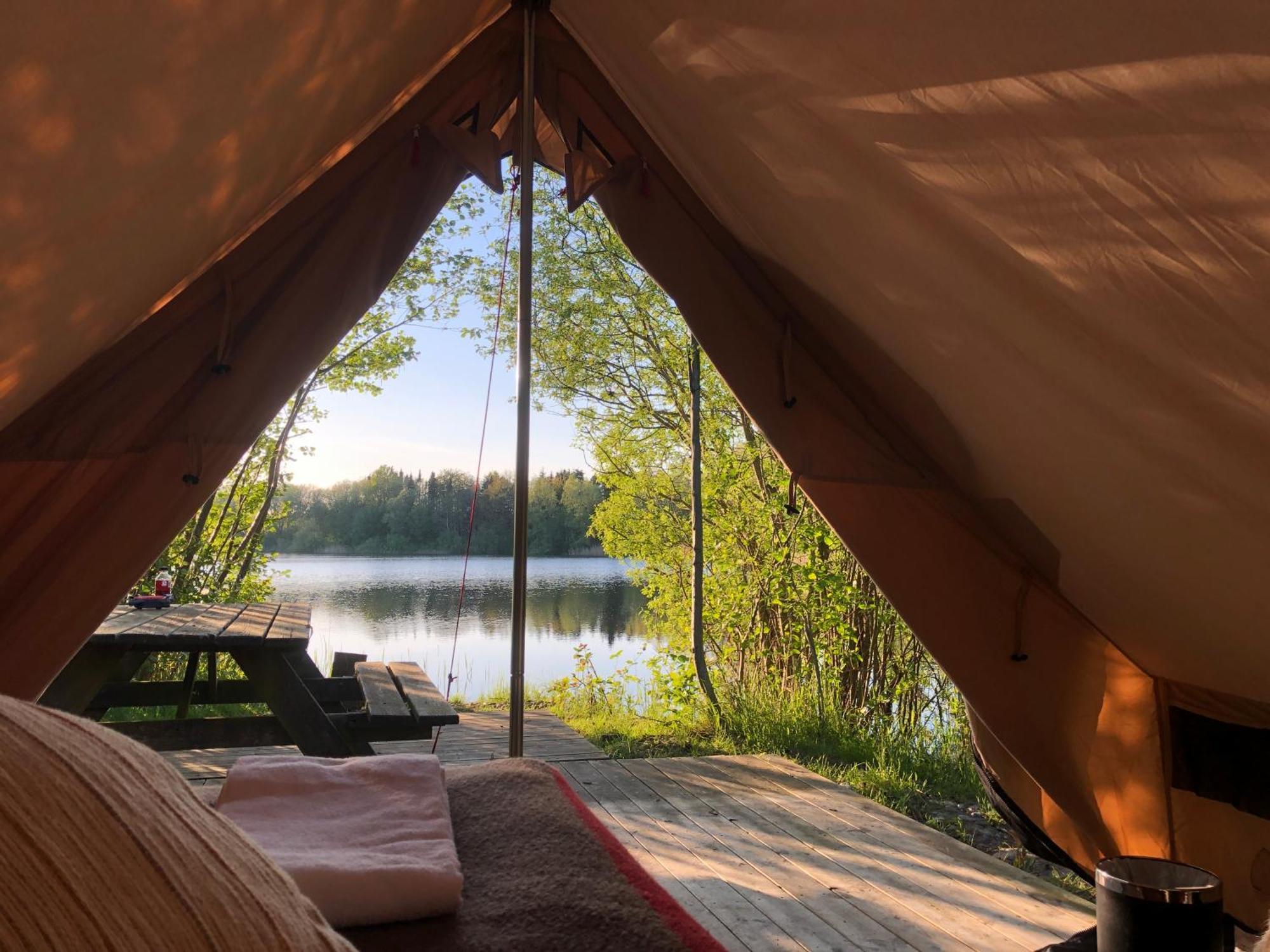 Naturlig Pa Korsgarden Glamping Nysted Ngoại thất bức ảnh