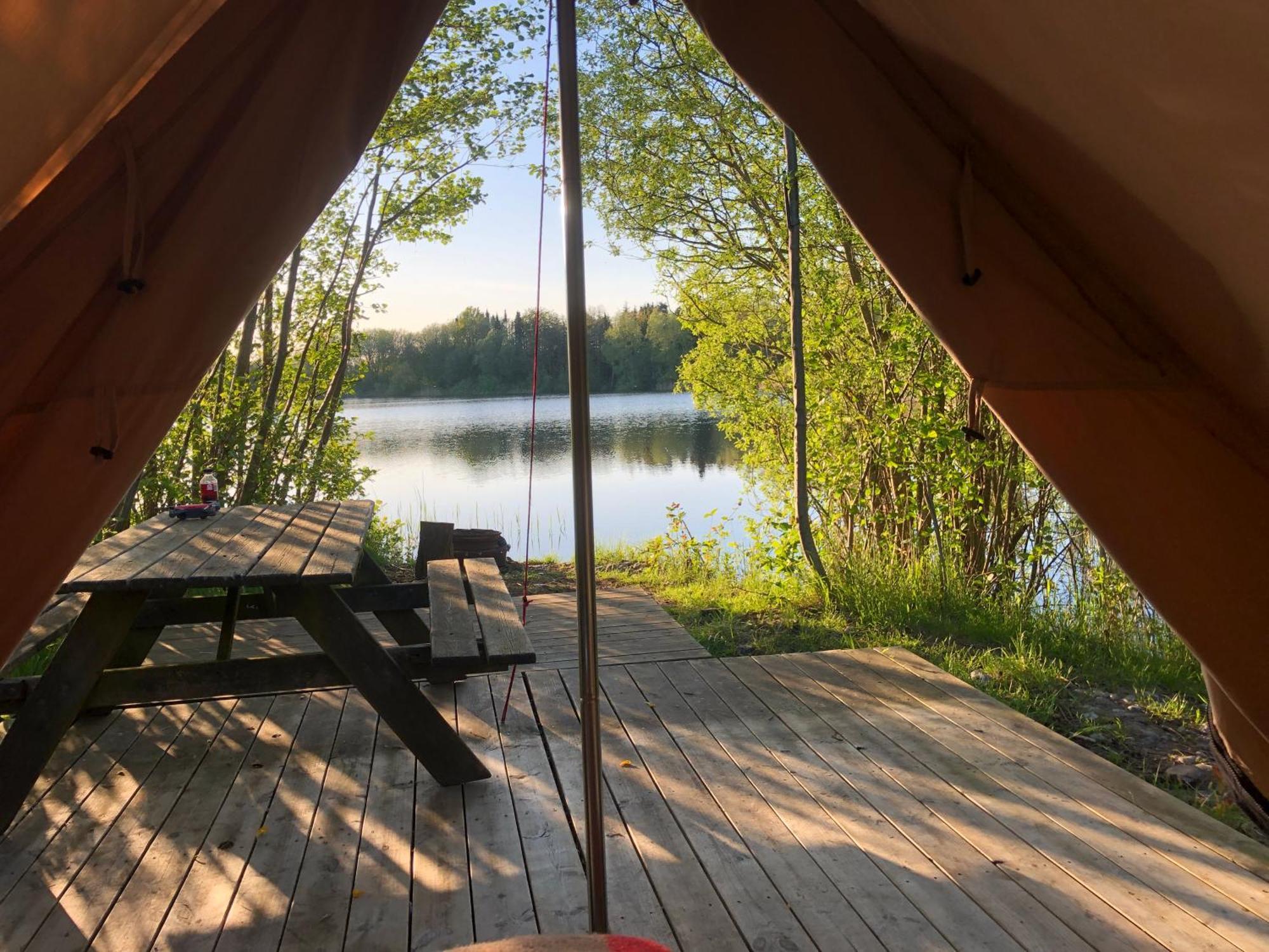 Naturlig Pa Korsgarden Glamping Nysted Ngoại thất bức ảnh