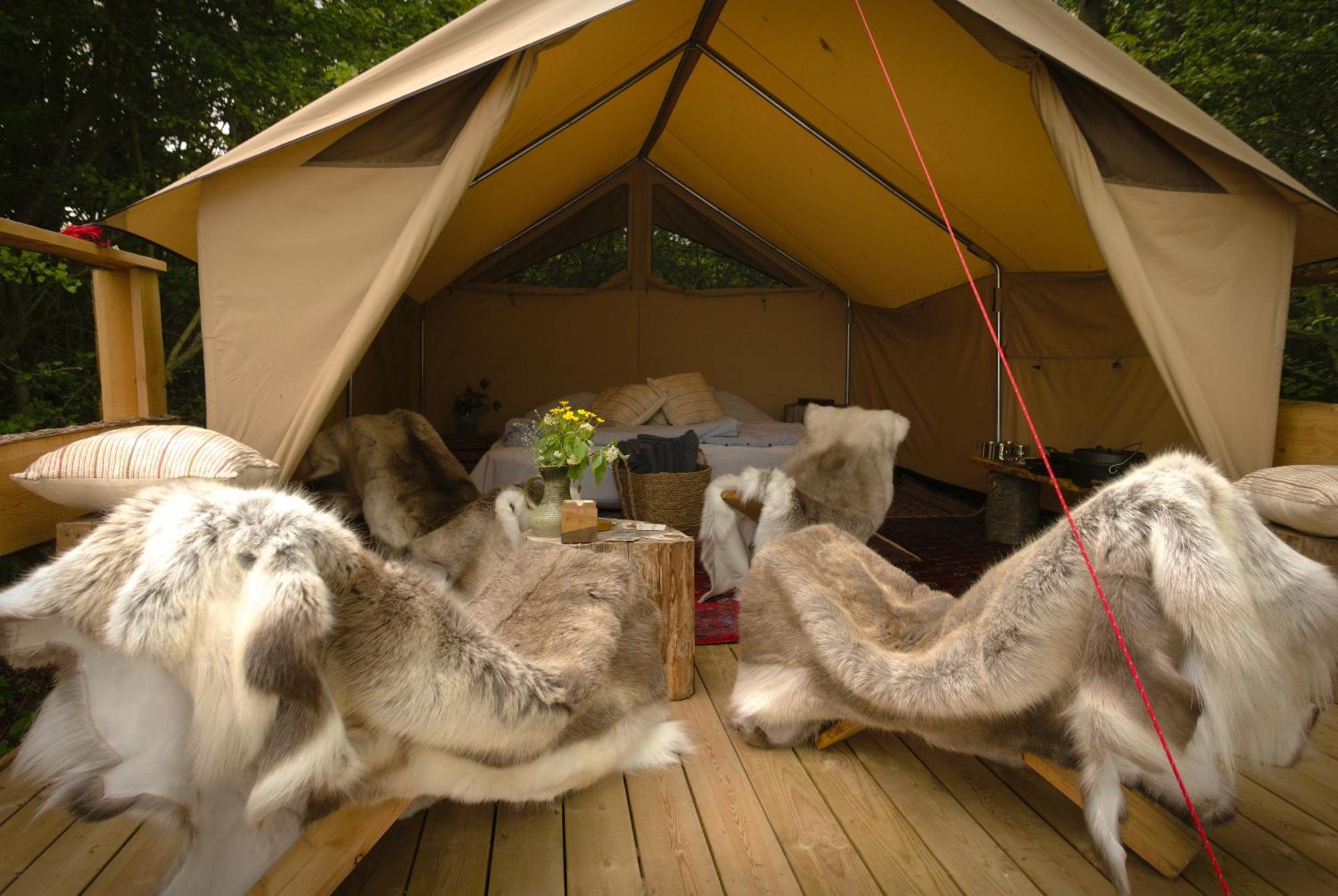 Naturlig Pa Korsgarden Glamping Nysted Ngoại thất bức ảnh