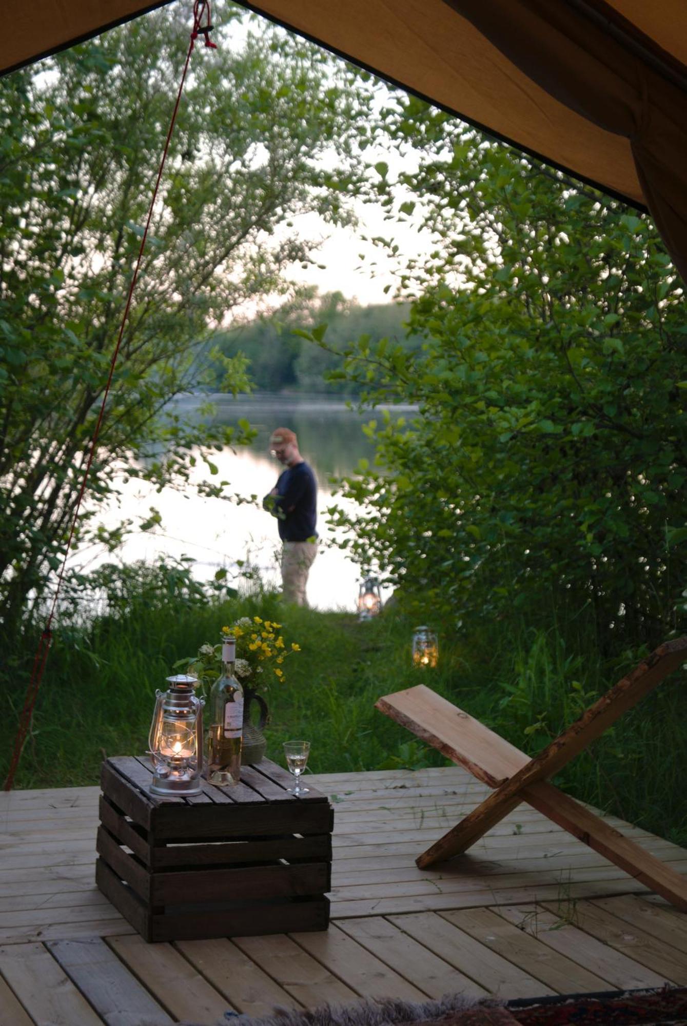 Naturlig Pa Korsgarden Glamping Nysted Ngoại thất bức ảnh