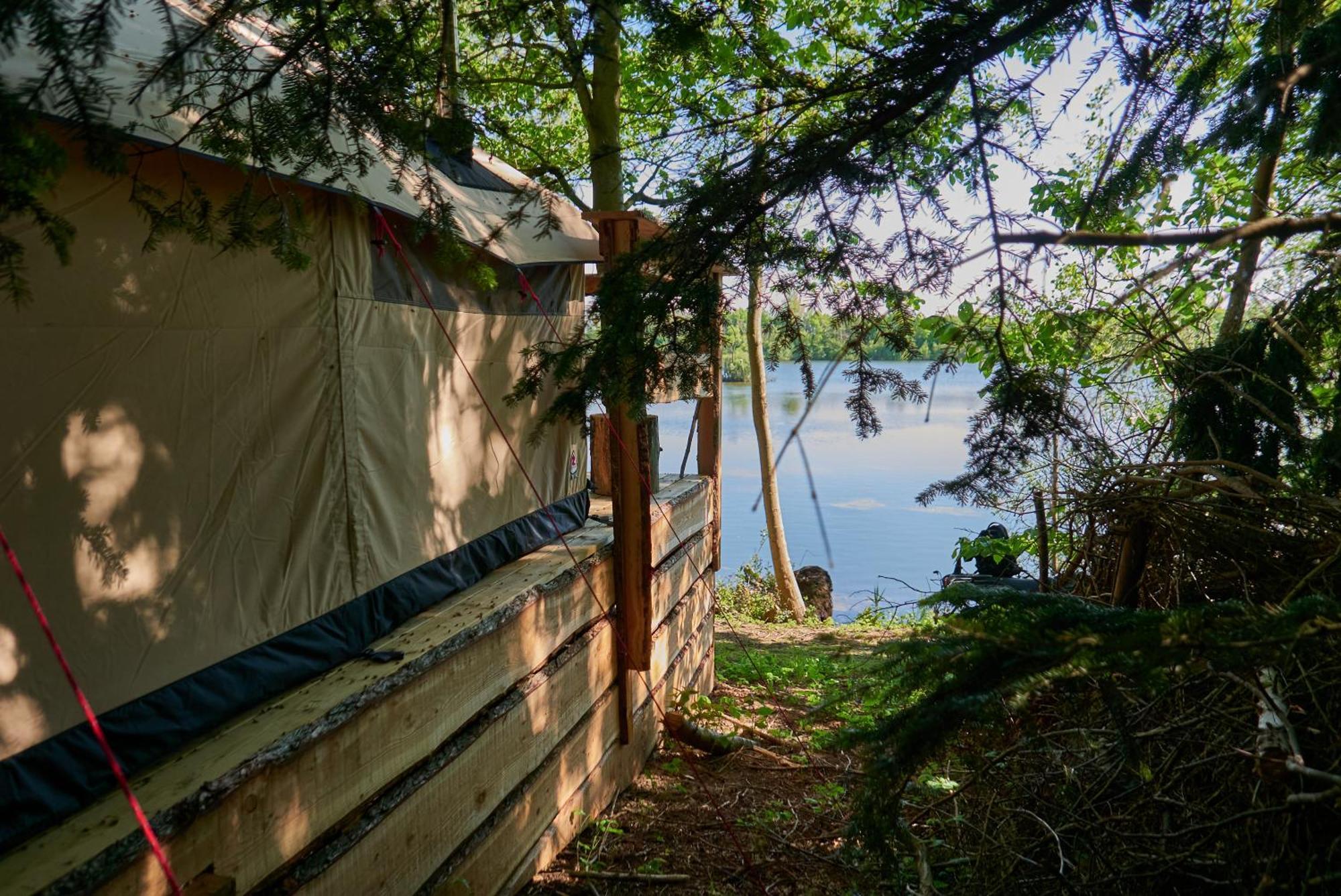 Naturlig Pa Korsgarden Glamping Nysted Ngoại thất bức ảnh